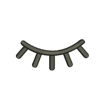 Matriz de matriz Matriz De Bordado Olho Fechado 8 Cm