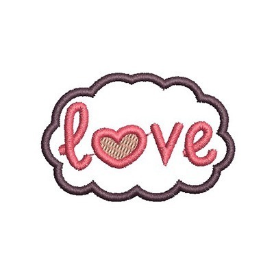 Matriz de matriz Matriz De Bordado Love Patch 2