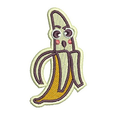 Matriz de matriz Matriz De Bordado Banana Cute Patch