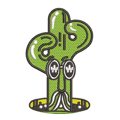 Matriz de matriz Matriz De Bordado Cactus 2