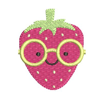 Matriz de matriz Matriz De Bordado Morango Cute