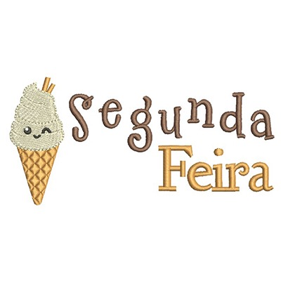 Matriz de matriz Matriz De Bordado Segundafeira 3