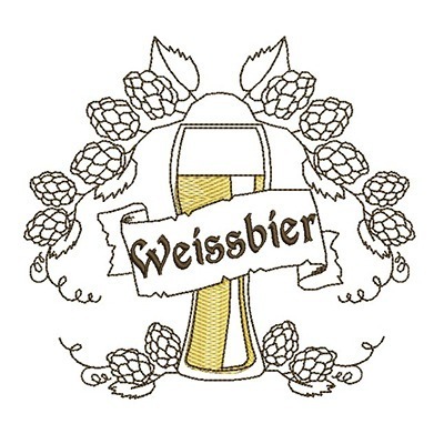 Matriz de matriz Matriz De Bordado Weissbier