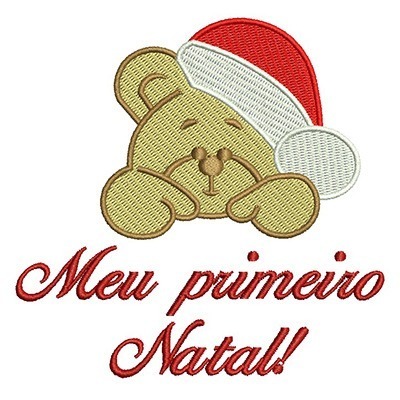 Matriz de matriz Matriz De Bordado Meu Primeiro Natal