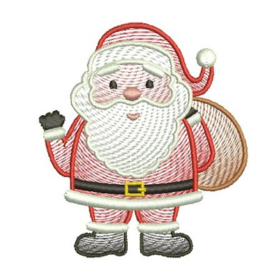 Matriz de matriz Matriz De Bordado Papai Noel 5