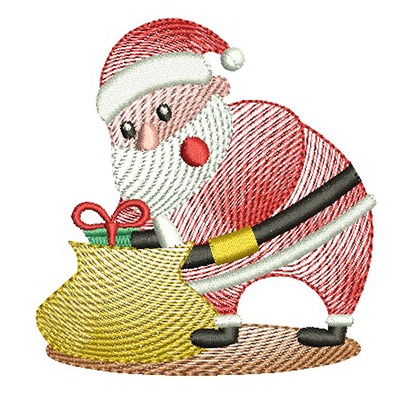 Matriz de matriz Matriz De Bordado Papai Noel 14