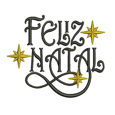Matriz de matriz Matriz De Bordado Feliz Natal 6