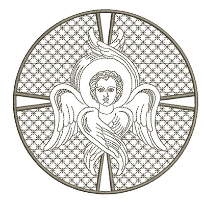 Matriz de matriz Matriz De Bordado Anjo Ortodoxo