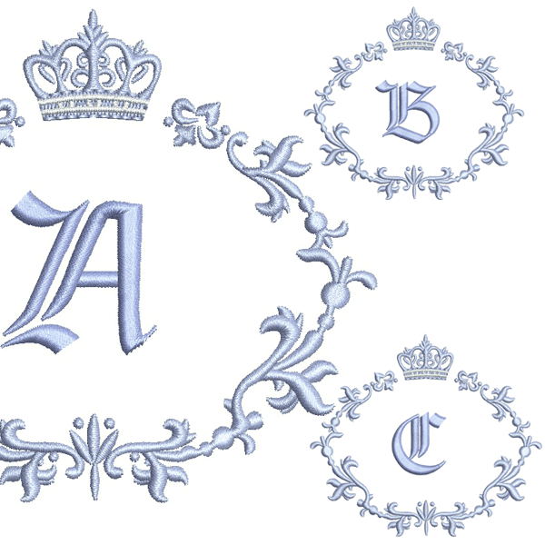Matriz de matriz Matriz De Bordado Pacote 5 Alfabeto 12cm
