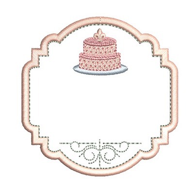 Matriz de matriz Matriz De Bordado Moldura Para Personalizar Bolos 2