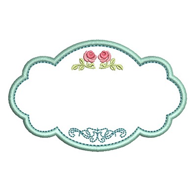 Matriz de matriz Matriz De Bordado Moldura Para Personalizar Flores