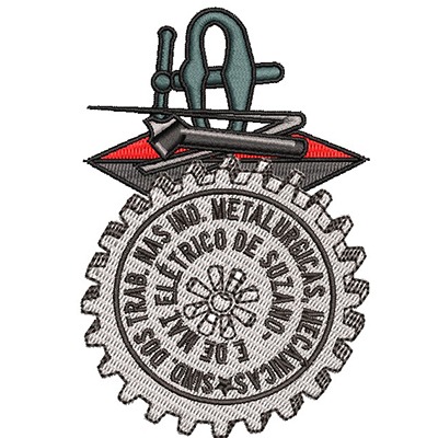 Matriz de matriz Matriz De Bordado Sindicato Ind Metalúrgica Mecânica