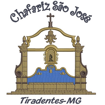Matriz de matriz Matriz De Bordado Chafariz São José