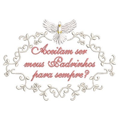 Matriz de matriz Matriz De Bordado Aceitam Ser Meus Padrinhos 2