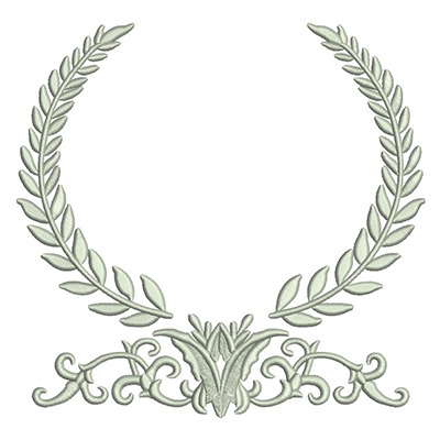 Matriz de matriz Matriz De Bordado Moldura Acácias Grande 2