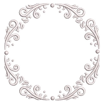 Matriz de matriz Matriz De Bordado Moldura Provençal 200