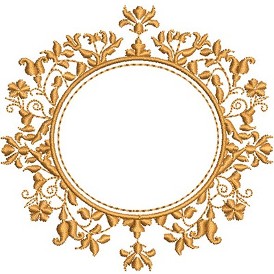 Matriz de matriz Matriz De Bordado Moldura Provençal 204