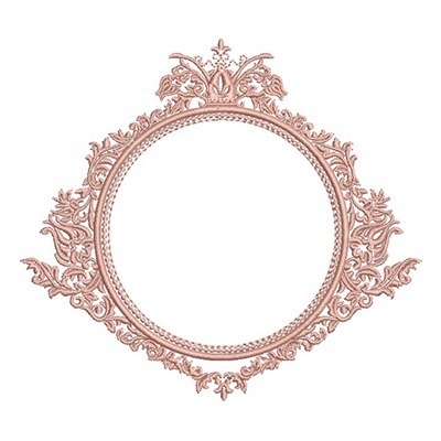 Matriz de matriz Matriz De Bordado Moldura Provençal 207