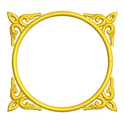 Matriz de matriz Matriz De Bordado Moldura Provençal 219