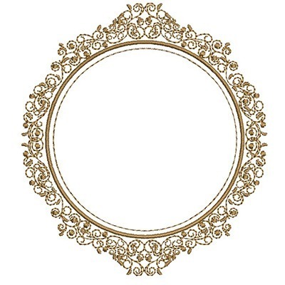 Matriz de matriz Matriz De Bordado Moldura Provençal 106