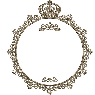 Matriz de matriz Matriz De Bordado Moldura Provençal 111