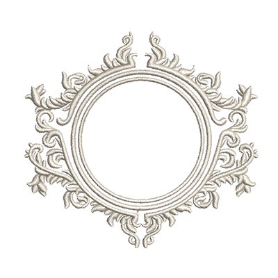 Matriz de matriz Matriz De Bordado Moldura Provençal 117