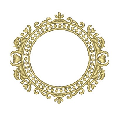 Matriz de matriz Matriz De Bordado Moldura Provençal 122