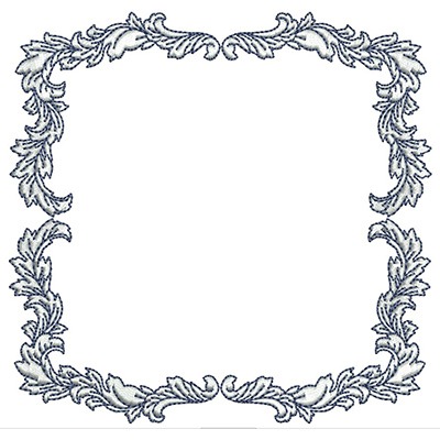 Matriz de matriz Matriz De Bordado Moldura Provençal 140