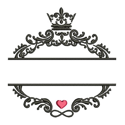 Matriz de matriz Matriz De Bordado Monograma De Casamento 2