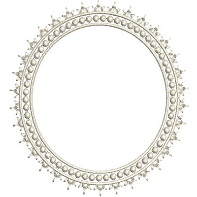 Matriz de matriz Matriz De Bordado Moldura Provençal 153