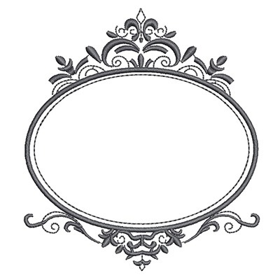 Matriz de matriz Matriz De Bordado Moldura Provençal 156