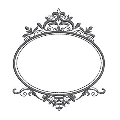 Matriz de matriz Matriz De Bordado Moldura Provençal 157