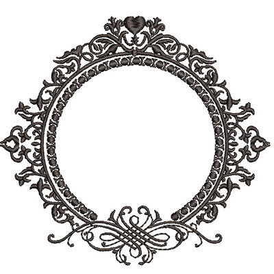 Matriz de matriz Matriz De Bordado Moldura Provençal170