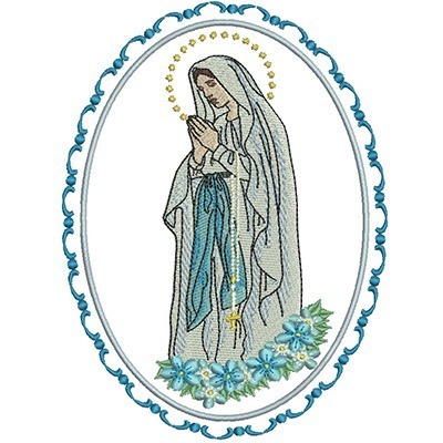 Matriz de matriz Matriz De Bordado Medalha Ns Das Graças
