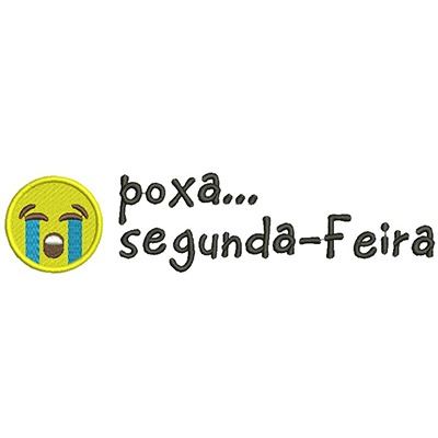 Matriz de matriz Matriz De Bordado Segundafeira Emoticons