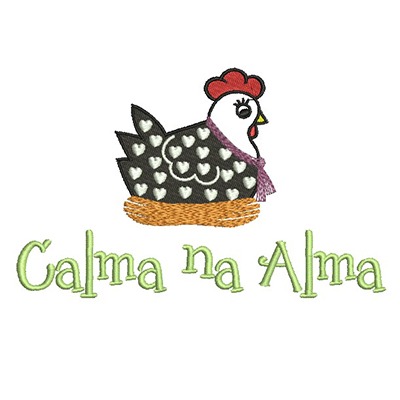 Matriz de matriz Matriz De Bordado Calma Na Alma 2