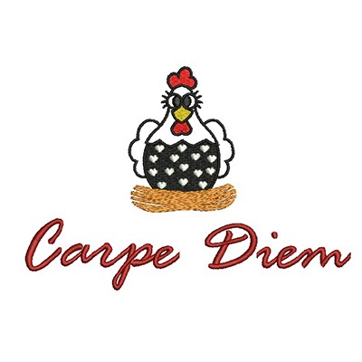 Matriz de matriz Matriz De Bordado Carpe Diem