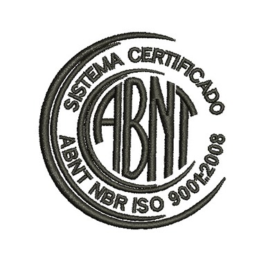 Matriz de matriz Matriz De Bordado Certificado Abnt