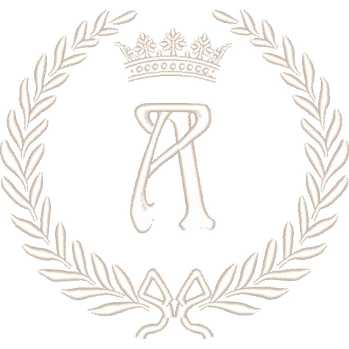 Matriz De Bordado Monograma Letra A