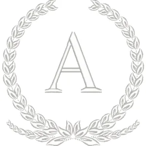 Matriz De Bordado Monograma Letra A — imagem 1