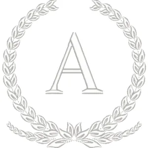 Matriz De Bordado Monograma Letra A — imagem 2