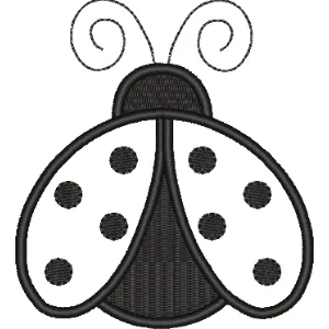 Matriz De Bordado Joaninha Aplicada — imagem 2